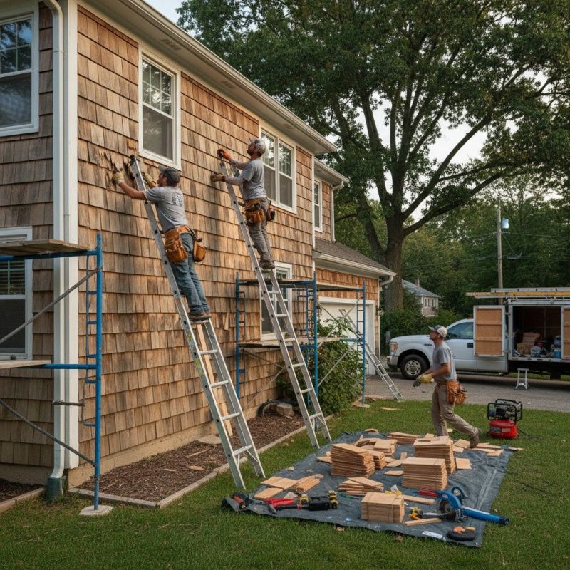 Cedar Shakes Replacement detail