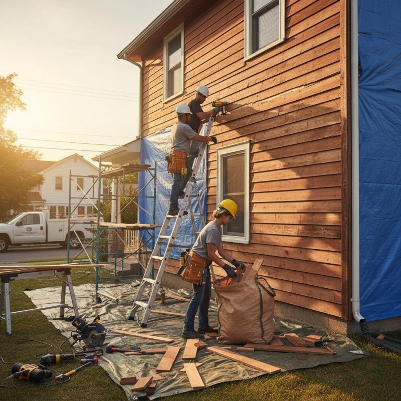 Clapboard Siding Repair detail