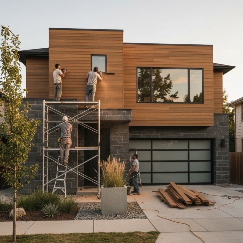 Commercial Siding Installation detail