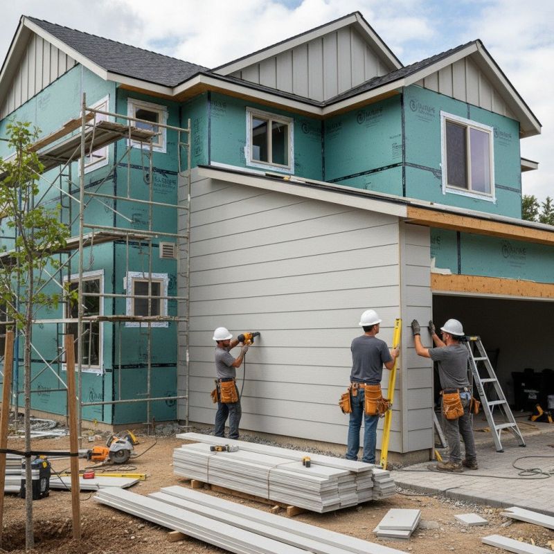 Fiber Cement Siding Service detail