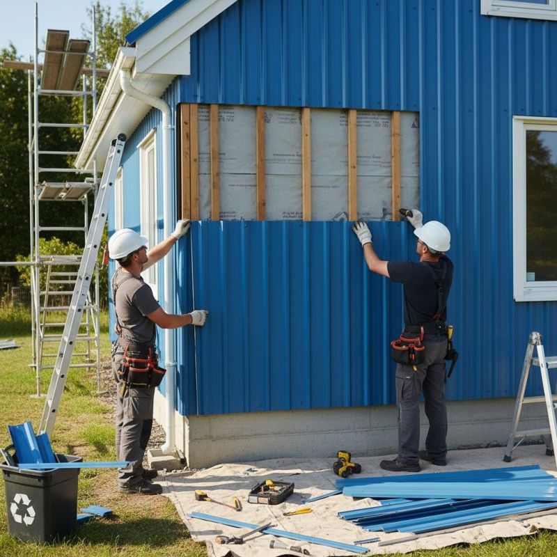 Tin Siding Repair detail