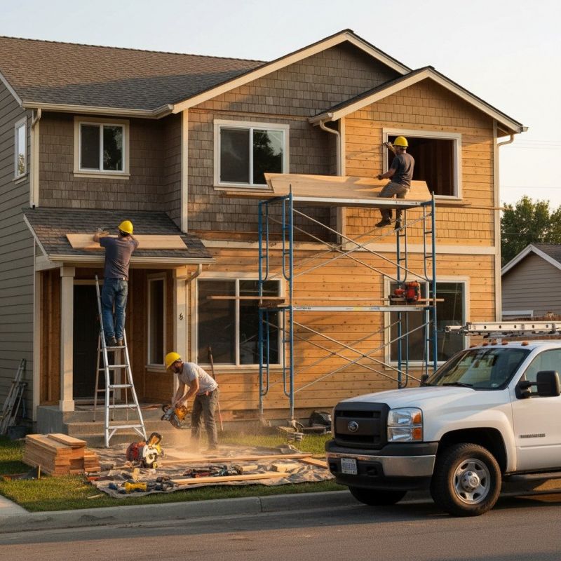 Wood Cladding Repair detail