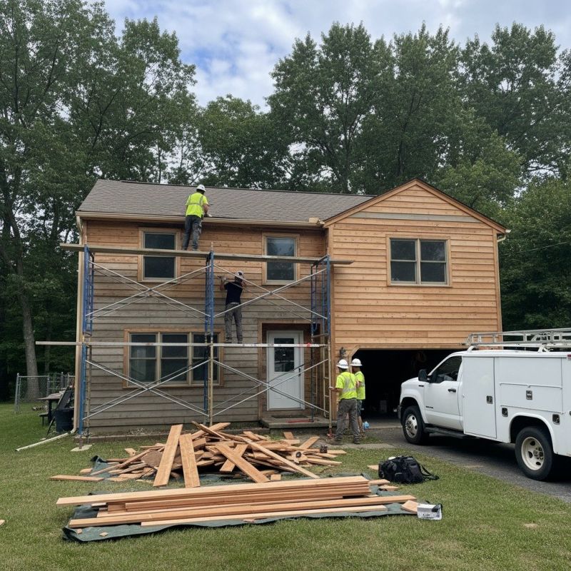 Wood Composite Siding Service detail