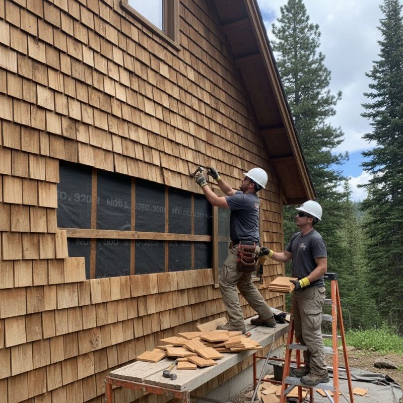 Wood Shake Siding Repair detail