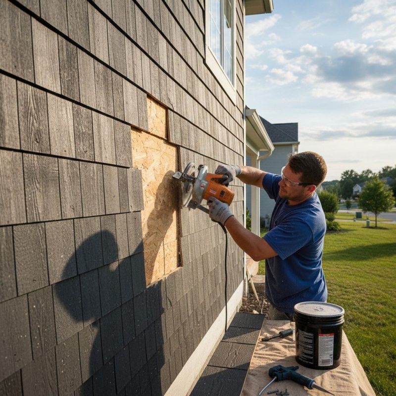 Wood Siding Repair detail