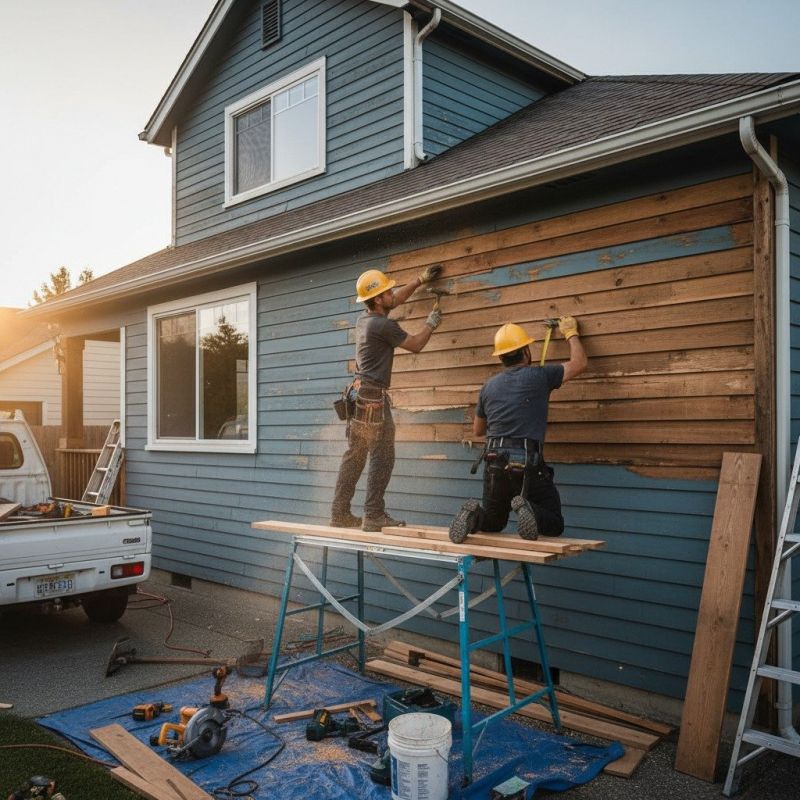 Wood Siding Service detail