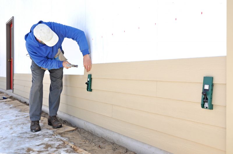 Grey Vinyl Siding Installation