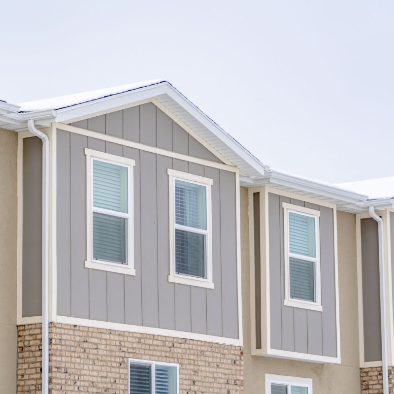 Grey Vinyl Siding Installation