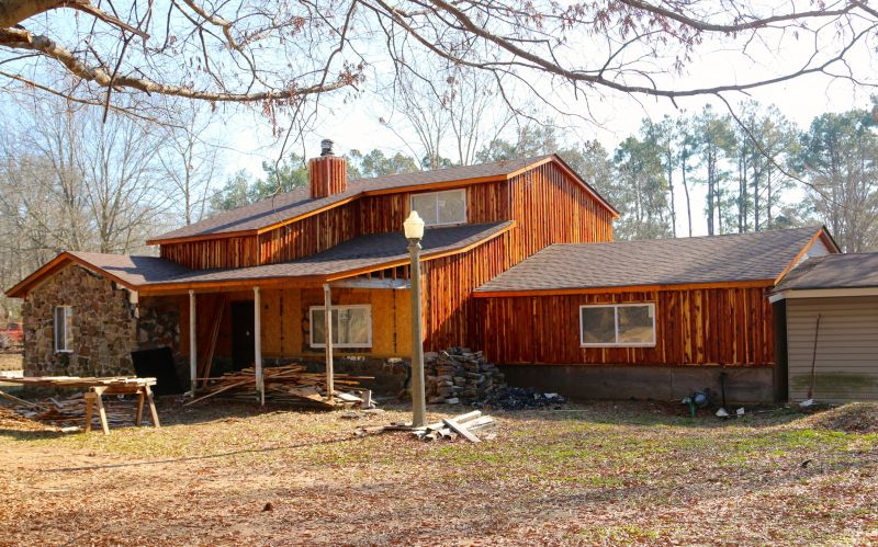 Log Home Siding Installation