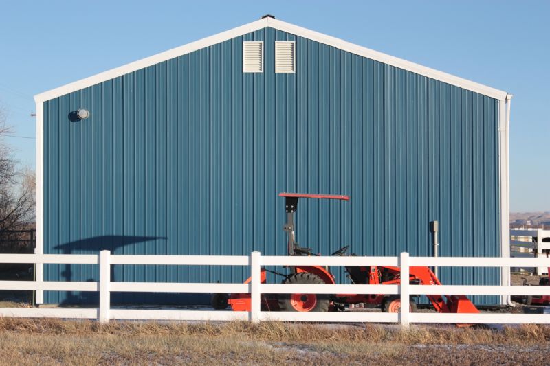 Pole Barn Siding Installation