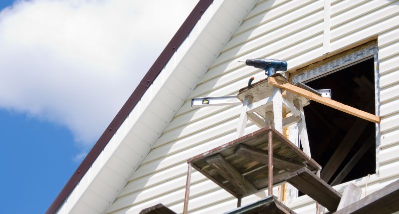 White Vinyl Siding Replacement